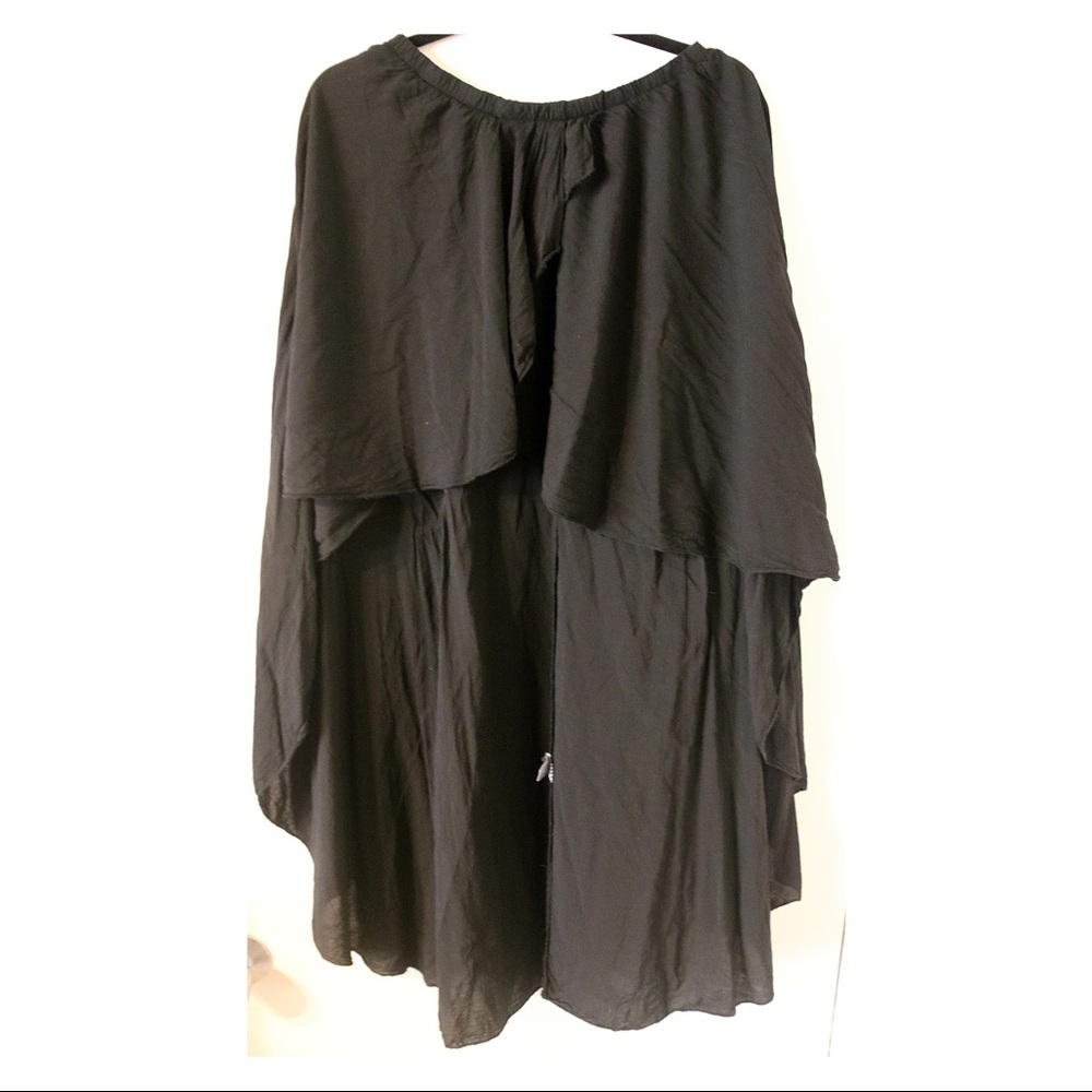 Black Brandy Melville Maxi Skirt. Asymmetrical. One Size.